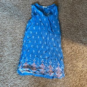 Blue Paisley Dress by beachlunchlounge Size Small